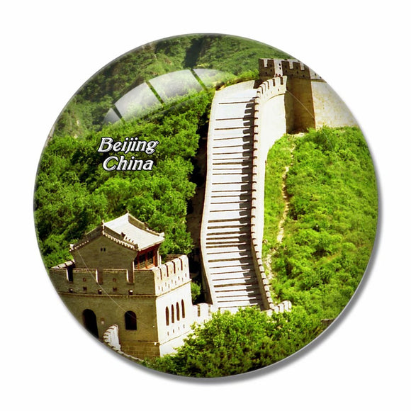 China Great Wall Beijing 3D Fridge Magnet Crystal Glass