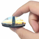 Korea Lotte World Tower Seoul 3D Fridge Magnet Crystal Glass