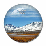 Andes Chile 3D Fridge Magnet Crystal Glass