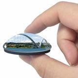 Brazil Bridge Brasilia 3D Fridge Magnet Crystal Glass