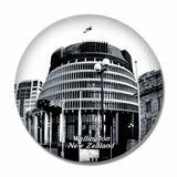 New Zealand Parliament Wellington 3D Fridge Magnet Crystal Glass