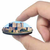 UK England Dover Castle 3D Fridge Magnet Crystal Glass