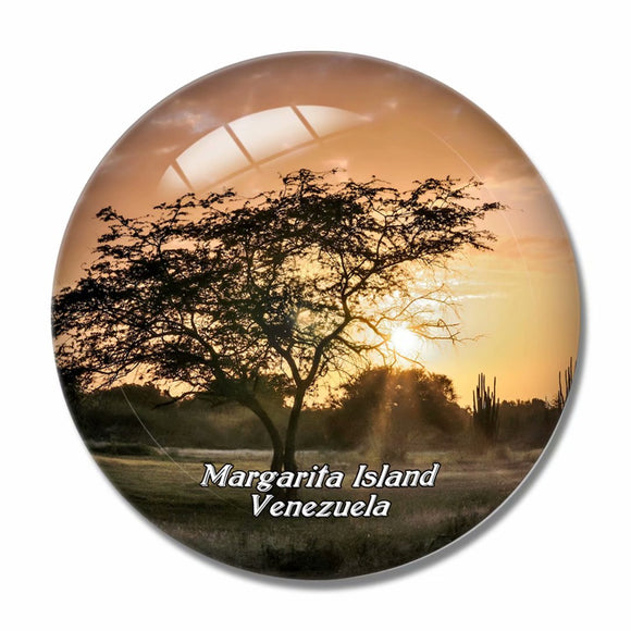 Venezuela Margarita Juan Griego Nueva Esparta 3D Fridge Magnet Crystal Glass