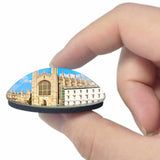 UK England King's College Cambridge 3D Fridge Magnet Crystal Glass