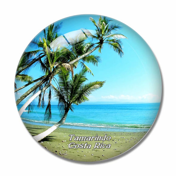 Costa Rica Tamarindo Beach 3D Fridge Magnet Crystal Glass