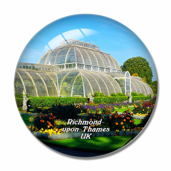 UK England Royal Botanic Gardens, Kew Richmond-upon-Thames 3D Fridge Magnet Crystal Glass