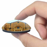 Malta St. John's Co-Cathedral Valletta 3D Fridge Magnet Crystal Glass