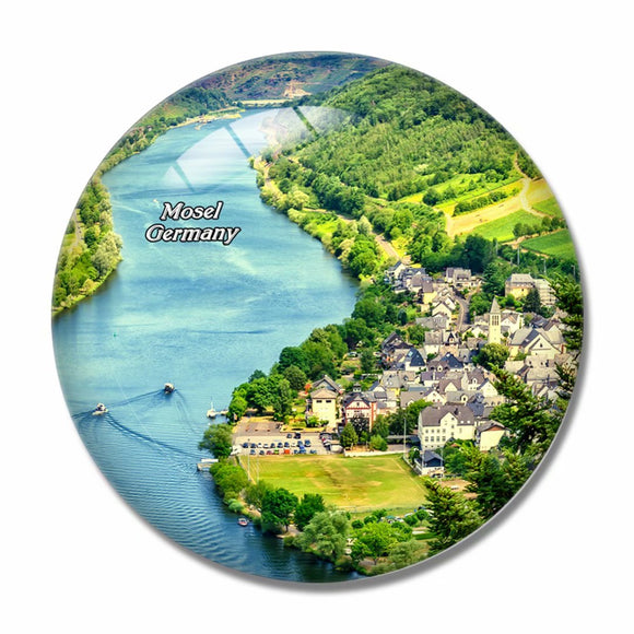 Germany Mosel 3D Fridge Magnet Crystal Glass