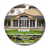 USA America Rochester George Eastman Museum 3D Fridge Magnet Crystal Glass