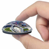 Trujillo Peru 3D Fridge Magnet Crystal Glass