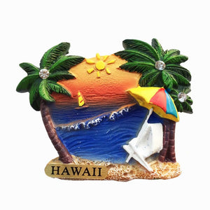 Hawaii USA America Fridge Magnet 3D Resin