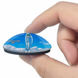 UK England Emirates Spinnaker Tower Portsmouth 3D Fridge Magnet Crystal Glass