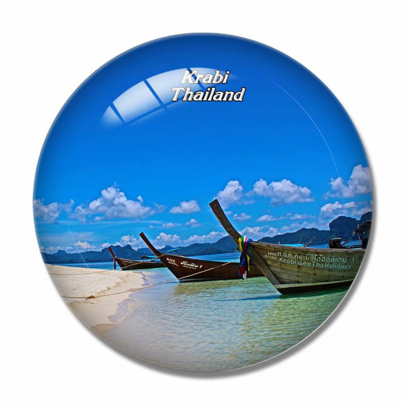 Thailand Island Krabi 3D Fridge Magnet Crystal Glass