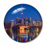 Canada CN Tower Toronto 3D Fridge Magnet Crystal Glass