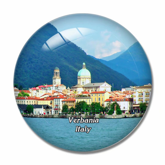 Italy Verbania 3D Fridge Magnet Crystal Glass