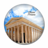 France Carree House Nimes 3D Fridge Magnet Crystal Glass