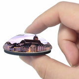 Switzerland Marktplatz & Town Hall 3D Fridge Magnet Crystal Glass