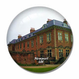 UK England Tredegar House Newport 3D Fridge Magnet Crystal Glass