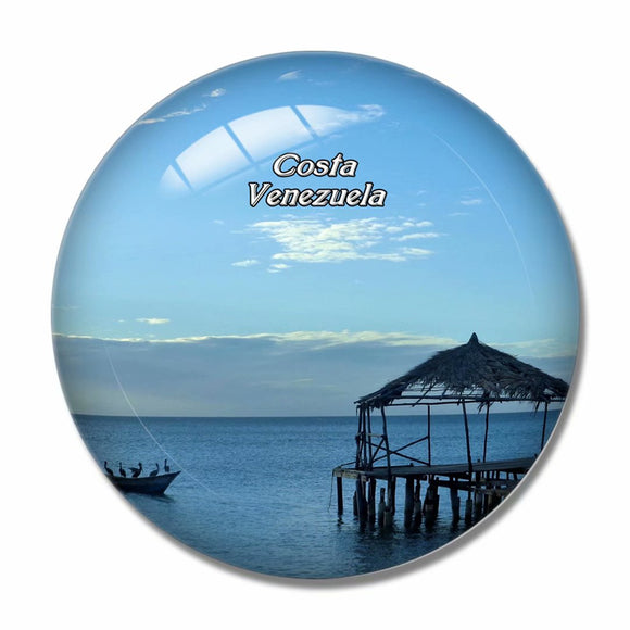 Venezuela Cumana Sucre 3D Fridge Magnet Crystal Glass