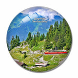 Switzerland Jungfrau 3D Fridge Magnet Crystal Glass