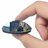 UK England Dartmouth Castle 3D Fridge Magnet Crystal Glass