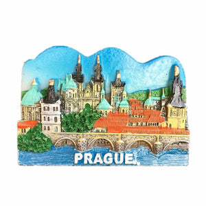 Prague Czech Fridge Magnet 3D Resin