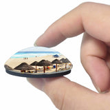 Mexico Beach Cozumel 3D Fridge Magnet Crystal Glass