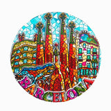 Barcelona Spain Fridge Magnet 3D Resin