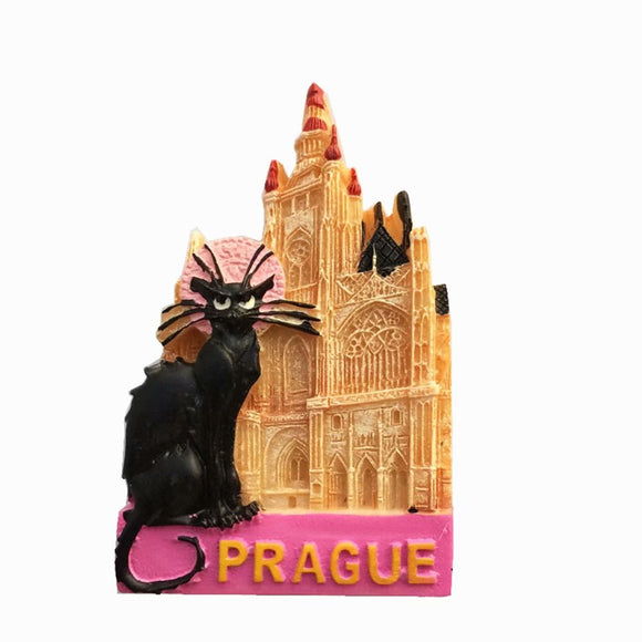 Prague Czech Fridge Magnet 3D Resin