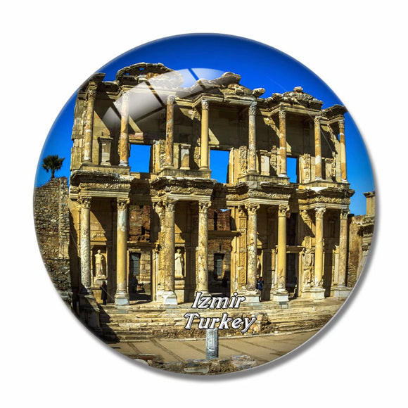 Turkey Ephesus Izmir 3D Fridge Magnet Crystal Glass