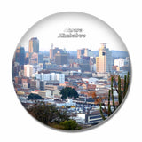 Harare Zimbabwe 3D Fridge Magnet Crystal Glass