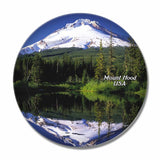 America USA Mount Hood Oregon 3D Fridge Magnet Crystal Glass