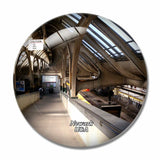 USA America Newark New Jersey Train Station 3D Fridge Magnet Crystal Glass