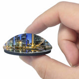 Doha Qatar 3D Fridge Magnet Crystal Glass