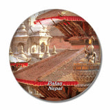 Patan Durbar Square Nepal 3D Fridge Magnet Crystal Glass