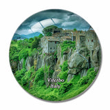 Italy Viterbo 3D Fridge Magnet Crystal Glass
