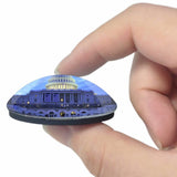 USA America Capitol Hill Washington Dc 3D Fridge Magnet Crystal Glass