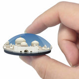 UAE Sheikh Zayed Grand Mosque Abu Dhabi 3D Fridge Magnet Crystal Glass