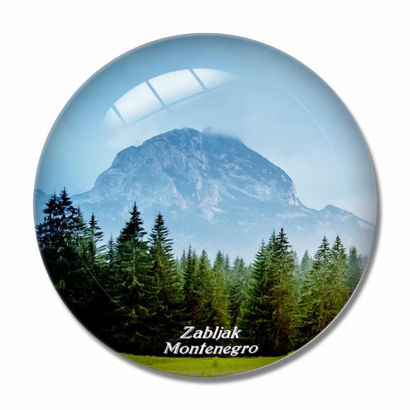 Zabljak Montenegro 3D Fridge Magnet Crystal Glass