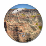 Rapid  Badlands National Park South Dakota USA 3D Fridge Magnet Crystal Glass