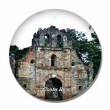 Costa Rica Ruins 3D Fridge Magnet Crystal Glass