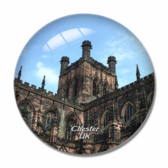 UK England Chester Cathedral 3D Fridge Magnet Crystal Glass