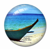 Icacos Island Fajardo Puerto Rico 3D Fridge Magnet Crystal Glass