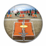 Italy Viareggio Beach Tuscany 3D Fridge Magnet Crystal Glass