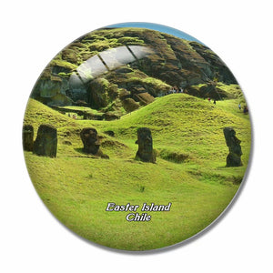 Chile Rapa Nui National Park Easter Island 3D Fridge Magnet Crystal Glass