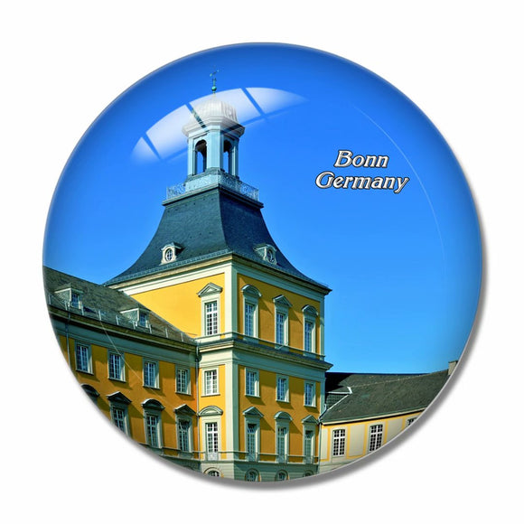 Germany Universitaet Bonn 3D Fridge Magnet Crystal Glass