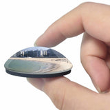 Uruguay Beach Montevideo 3D Fridge Magnet Crystal Glass