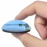 Italy Viareggio Lake 3D Fridge Magnet Crystal Glass