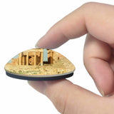 The Carthage Archaeological Park Tunisia 3D Fridge Magnet Crystal Glass