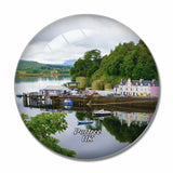 UK England Portree 3D Fridge Magnet Crystal Glass